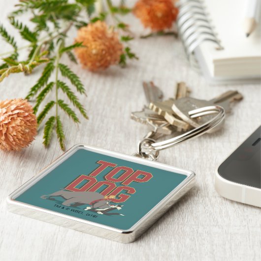 "Top Dog" Spike Guarding TWEETY™ From SYLVESTER™ Schlüsselanhänger (Seite)