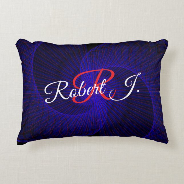 Top Down Dual Funnel Geometric Accent Pillow Dekokissen (Vorderseite)