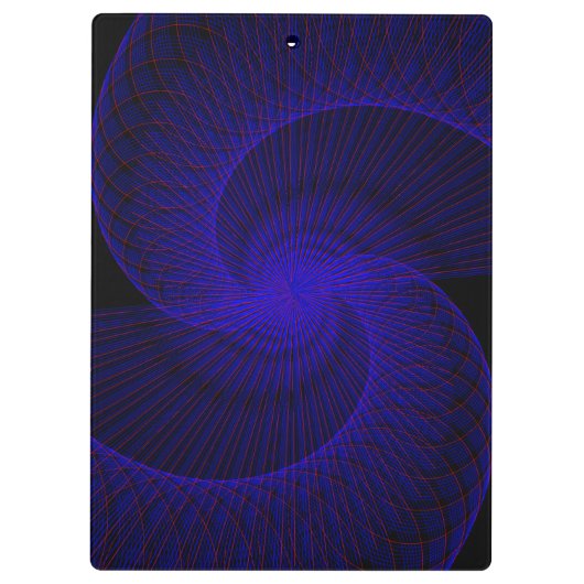 Top Down Dual Funnel Geometric Clipboard Klemmbrett (Rückseite)