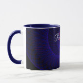 Top Down Dual Funnel Geometric Coffee Mug Tasse (Links)