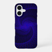 Top Down Dual Funnel Geometric iPhone 16 Case Hülle (Rückseite)