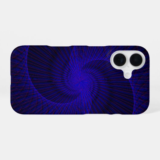 Top Down Dual Funnel Geometric iPhone 16 Case iPhone 16 Hülle (Rückseite (Horizontal))