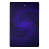 Top Down Dual Funnel Geometric Mini Clipboard Klemmbrett (Rückseite)