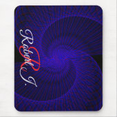 Top Down Dual Funnel Geometric Mouse Pad Mousepad (Vorne)