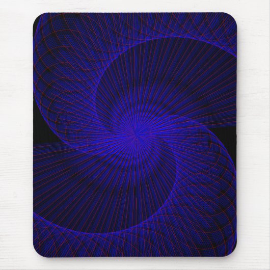 Top Down Dual Funnel Geometric Mouse Pad Mousepad (Vorne)