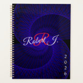 Top Down Dual Funnel Geometric Spiral Planner Planer (Vorderseite)