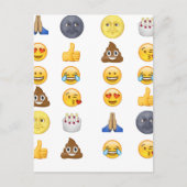 Top-Emoji-Sammlung Postkarte (Vorderseite)