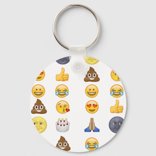 Top-Emoji-Sammlung Schlüsselanhänger (Vorderseite)