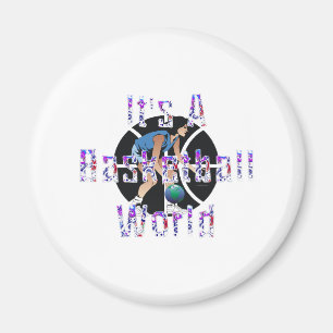 TOP Es ist eine Basketball-Welt Magnet