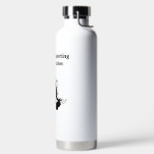 Top Feminist Gift Yoga Whimsical Zodiac Celestial Trinkflasche (links)