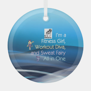TOP Fitness Dreifach-Play Glas-Ornament Ornament Aus Glas
