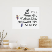 TOP Fitness Triple Play (ab $12.80) Poster (Küche)