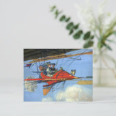 TOP Flight Instructor Postkarte (Stehend Vorderseite)