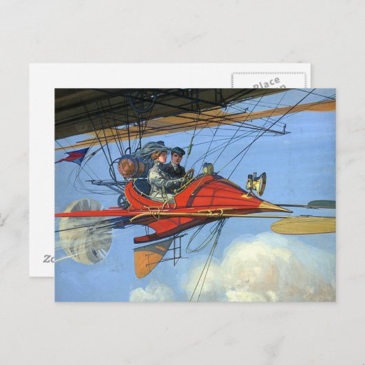 TOP Flight Instructor Postkarte (Vorne/Hinten)