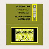 TOP-Flow RMdesignflo55 Visitenkarten (Außenseite Aufgefaltet)