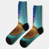 TOP Für Turnen geboren Socken (Linkes Detail)