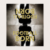 TOP Fußball geboren Visitenkarten (Außenseite Aufgefaltet)