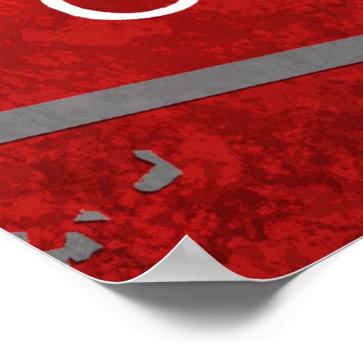 TOP Fußball-Sieg Slogan Poster (Ecke)