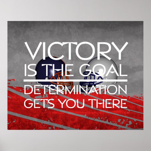 TOP Fußball-Sieg Slogan Poster (Vorne)