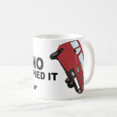 Top Gear Reliant Robin Oh No I've Crashed It Kaffeetasse (VorderseiteRechts)