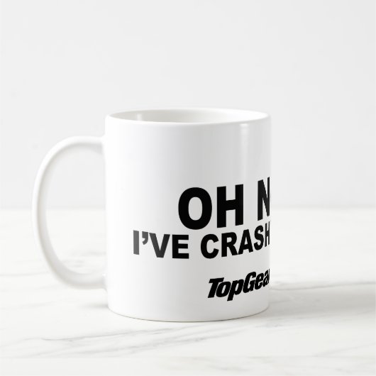 Top Gear Reliant Robin Oh No I've Crashed It Kaffeetasse (Links)