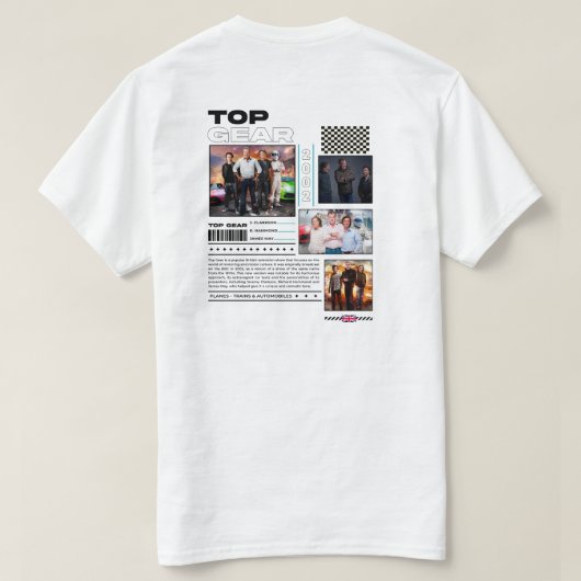 Top Gear T-Shirt (Design Rückseite)