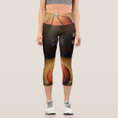 TOP Geboren zu Hoop Capri Leggings (Vorderseite)