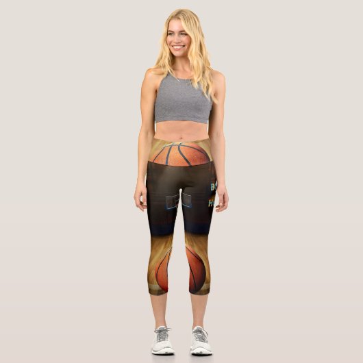 TOP Geboren zu Hoop Capri Leggings (Vorderseite)
