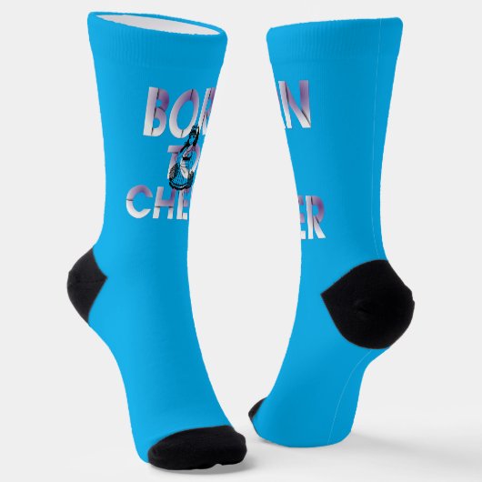 TOP Geboren zu jubeln Socken (Gewinkelt)