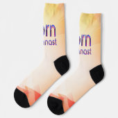 TOP Geborene Turnerin Socken (Linkes Detail)
