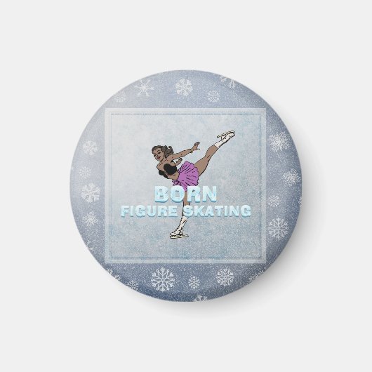 TOP Geborenes Eiskunstlaufen Magnet (Vorne)