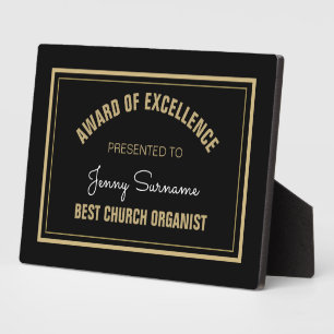 Top Geschenk! Best Church Organic Plaque Fotoplatte