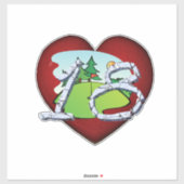 TOP Golf 18 Aufkleber (Blatt)