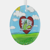 TOP Golf 18 Glasdekoration Ornament Aus Glas (Vorderseite Rechts)