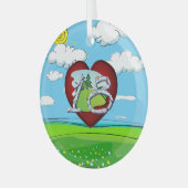 TOP Golf 18 Glasdekoration Ornament Aus Glas (Vorderseite links)