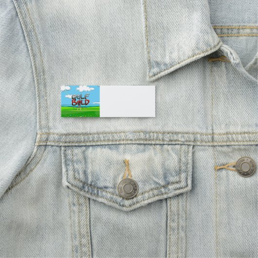 TOP Golf Bold Namensschild (Beispiel)