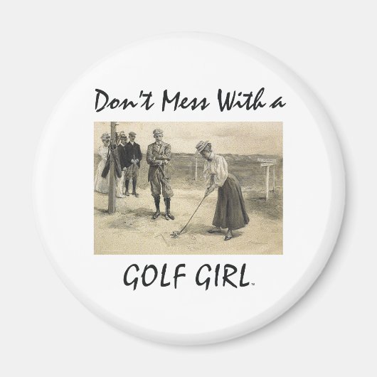 TOP Golf Girl Magnet (Vorne)