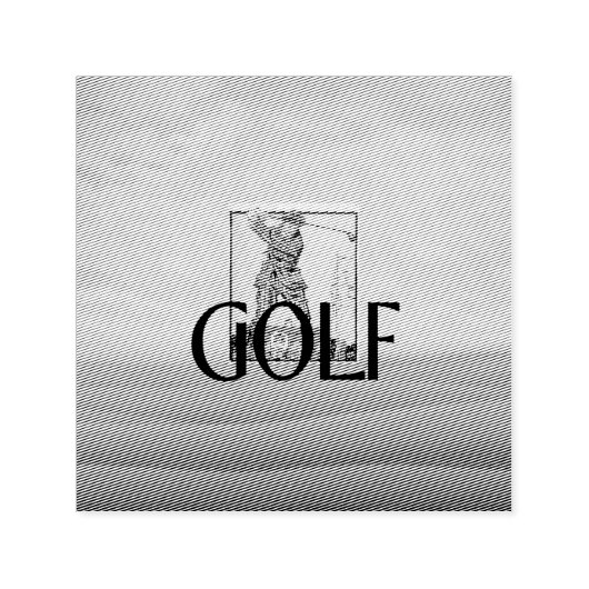 TOP Golf Old School Permastempel (Design)