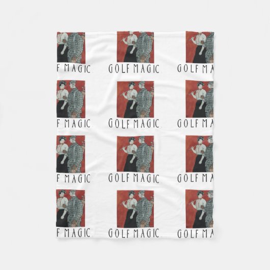 TOP Golf Paare Fleecedecke (Vorderseite)