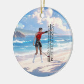 TOP Golf Siegziel Keramik Ornament (Links)