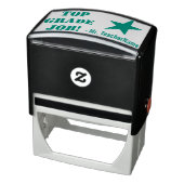 "TOP GRADE JOB!" + Tutor-Name Rubber-Briefmarke Permastempel (Produkt)