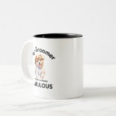 Top Groomer, wo Pelz fabelhaft trifft, Tasse (Vorderseite Links)