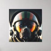 TOP GUN ACE DOG ART DRUCKSERIE NR. 2 LEINWANDDRUCK (Vorderseite)