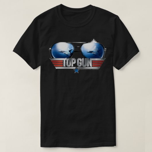 Top Gun Aviator Sonnenbrille Reflektion (Design vorne)