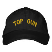 TOP GUN BESTICKTE BASEBALLKAPPE (Vorderseite)