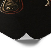 Top Gun Cuts Gangster Logo Poster (Ecke)