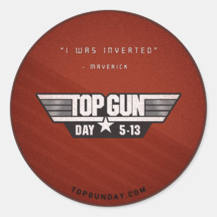 Top Gun Day Aufkleber v2 - Ich war invertiert