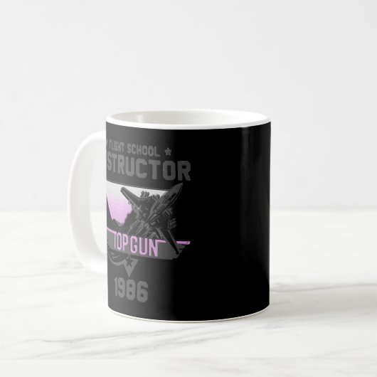 Top Gun Flight Instructor Kaffeetasse (Vorderseite Links)