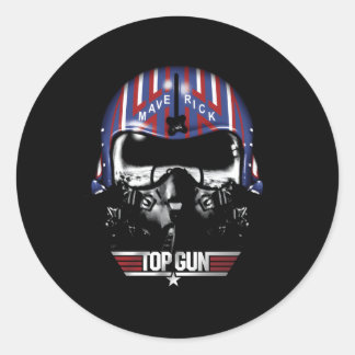 Top Gun Maverick Helmet Runder Aufkleber