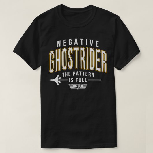 Top Gun Negative Ghostrider Muster ist Volltext T (Design vorne)